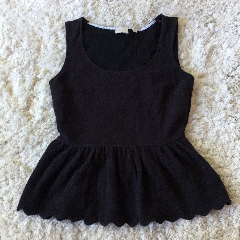 Anthropologie peplum top
